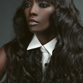 AFRICA BLK35M Capelli naturali sciolti