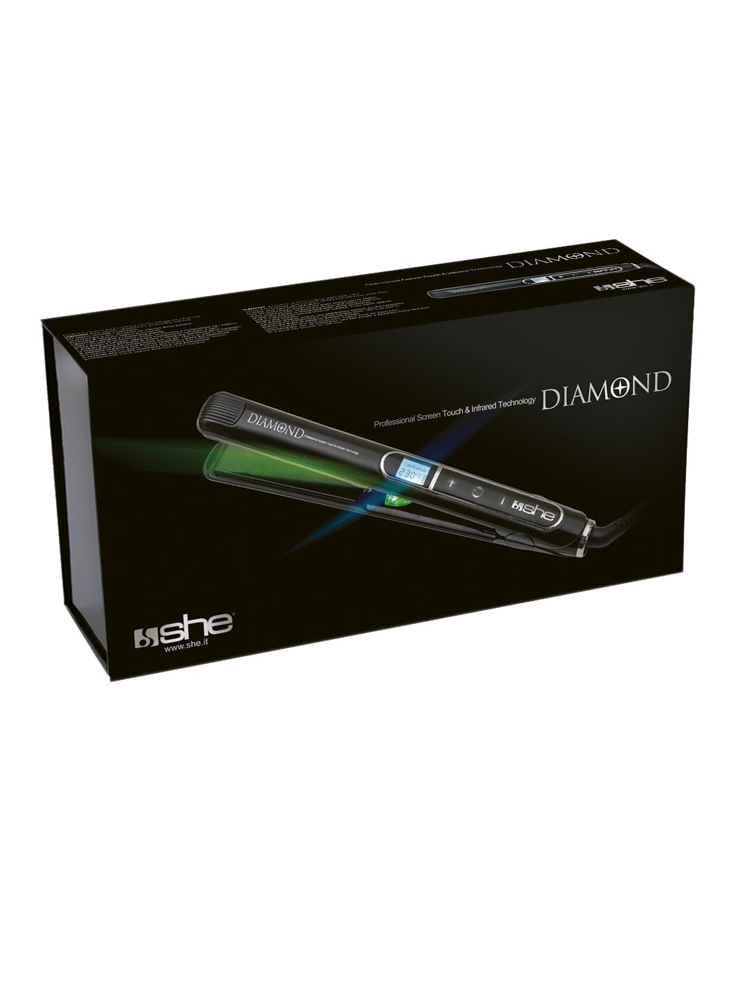 DIAMOND Piastra in ceramica e tormalina con infrarossi