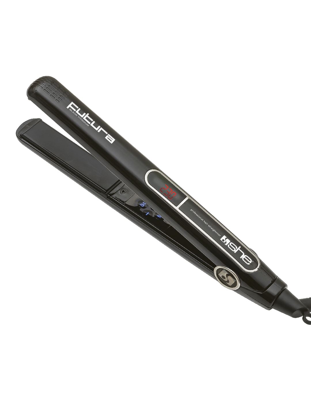 FUTURA Piastra per capelli in titano con ioni negativi