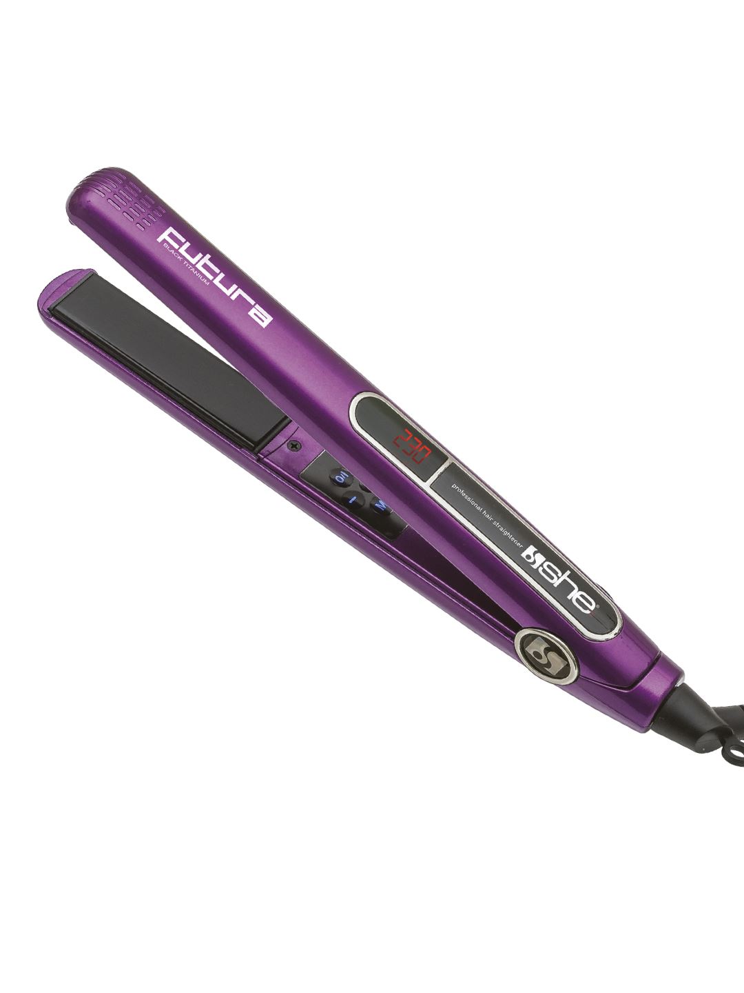 FUTURA Piastra per capelli in titano con ioni negativi