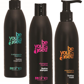 BE YOUR SELF KIT Kit Shampoo Trattamento Maschera Lisskiss