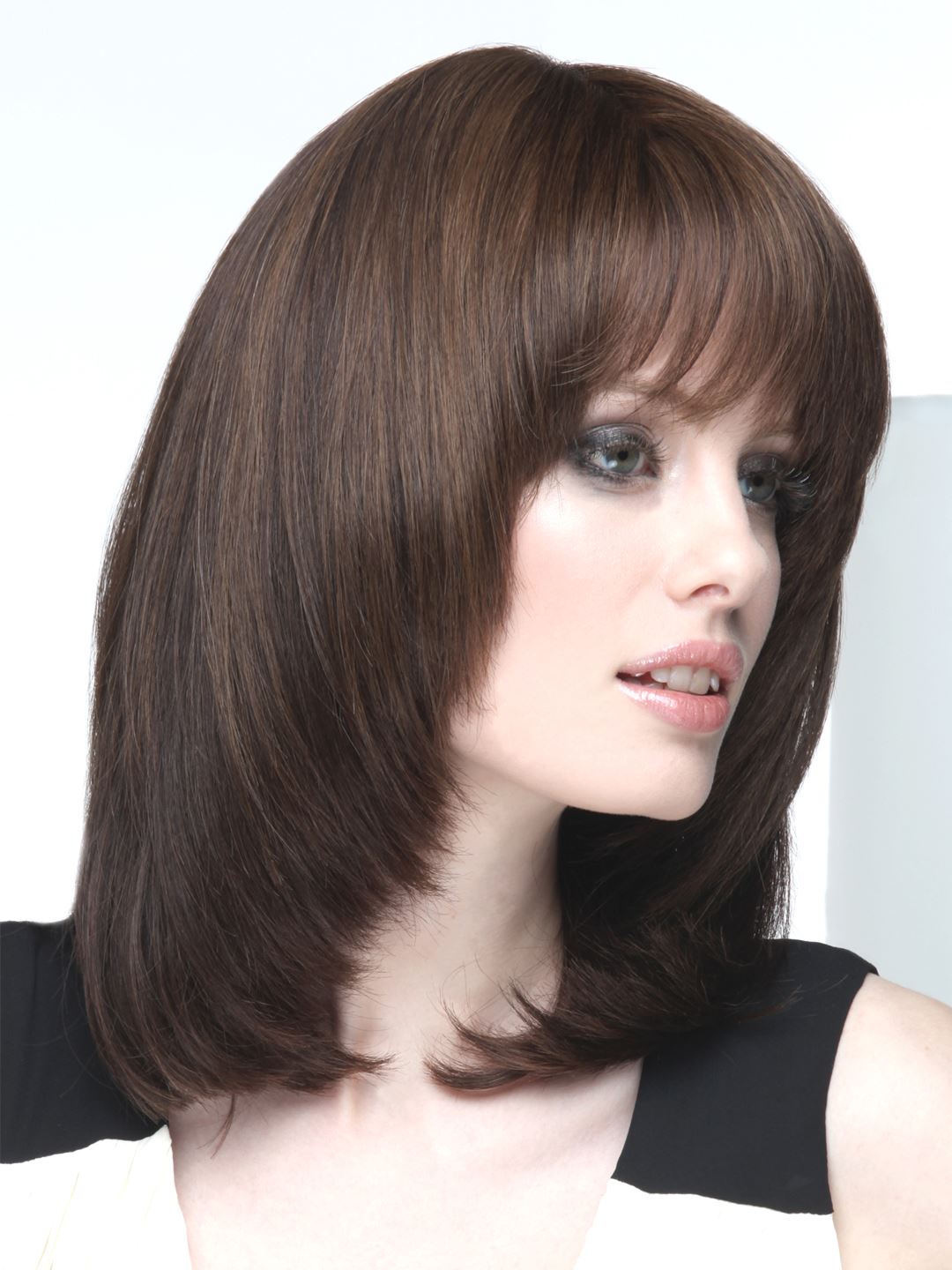 MONICA Parrucca in capelli naturali rifinita a mano