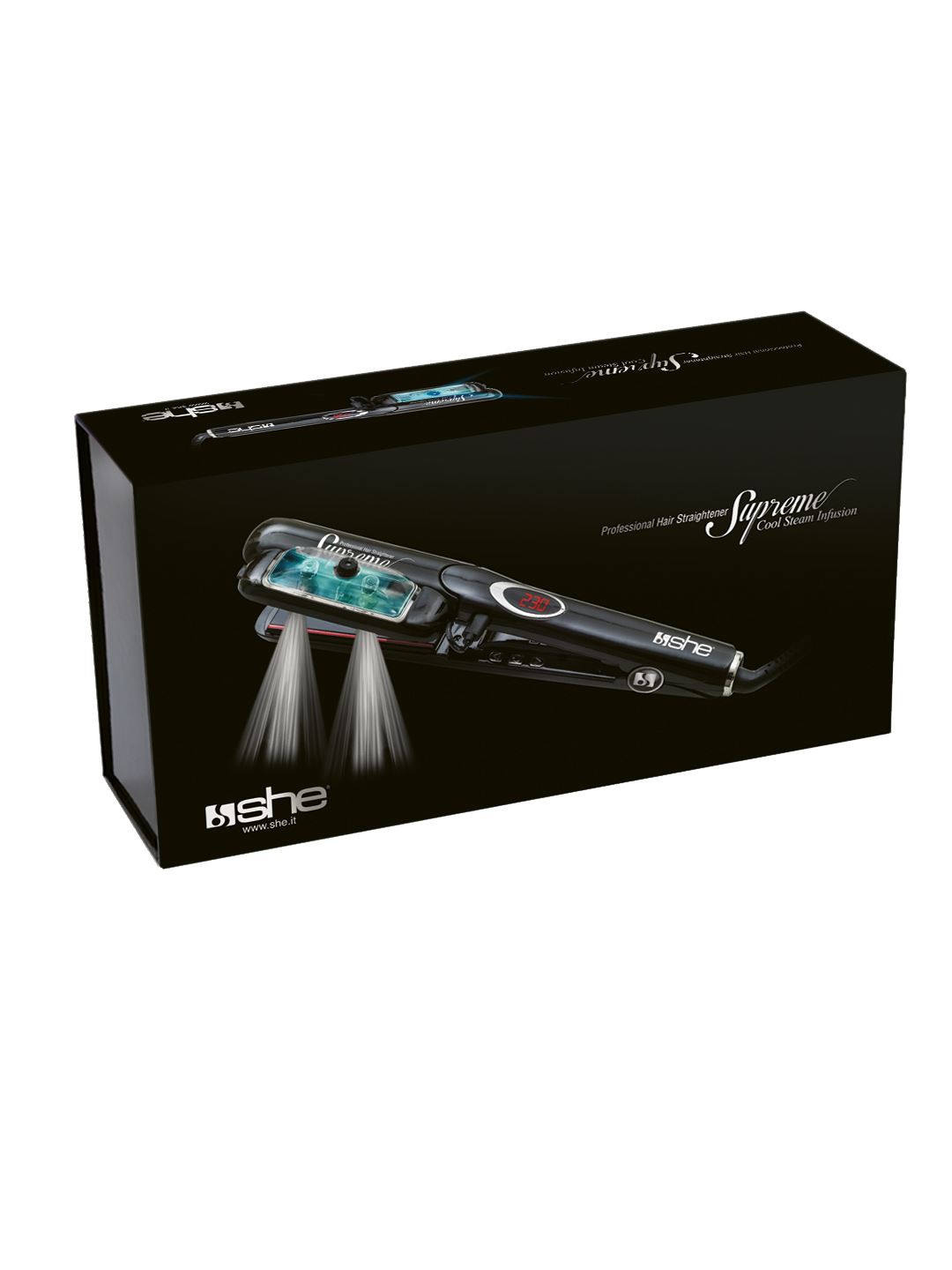 SUPREME Piastra per capelli con getto di vapore
